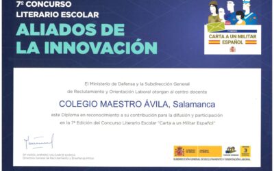 7ª Edición Concurso literario escolar «Carta a un Militar Español»