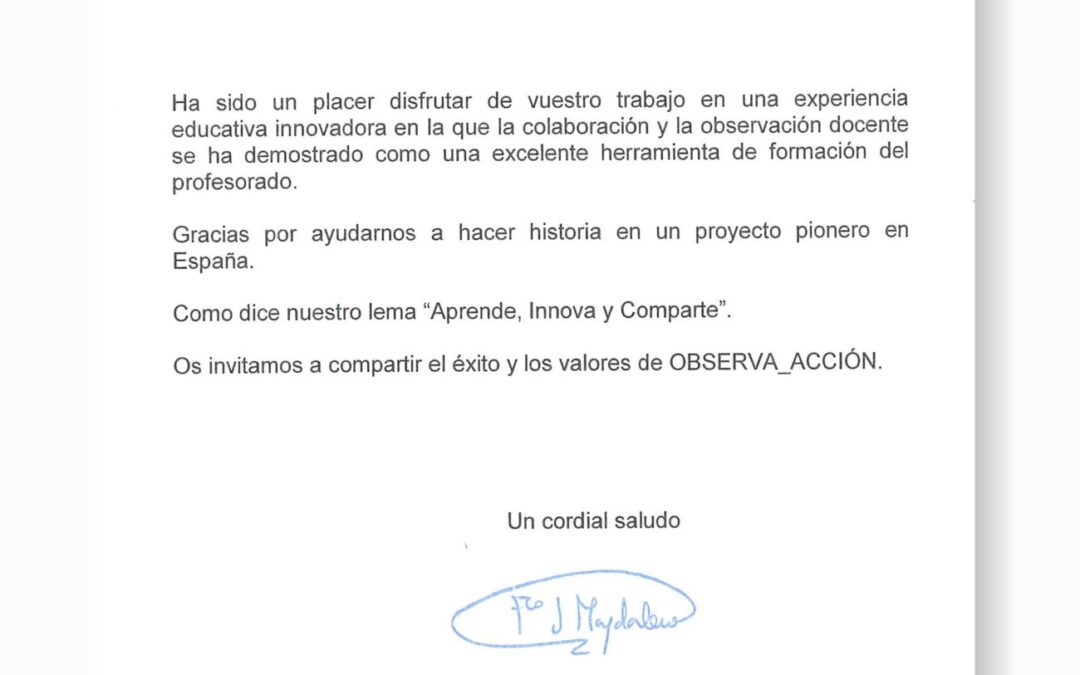 Proyecto «Aprende, Innova y Comparte». CFPI